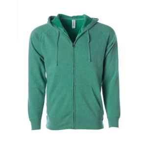 Unisex\u0020Midweight\u0020Special\u0020Blend\u0020Raglan\u0020Zip\u0020Hood - Sea Green