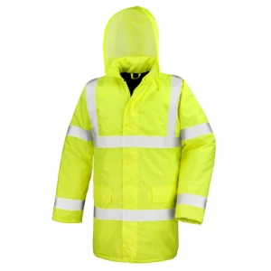 High\u0020Vis\u0020Motorway\u0020Coat - Fluorescent Yellow