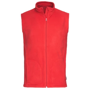 Fleece\u0020Vest - Scarlet Red