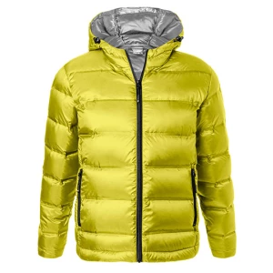 Men\u0027s\u0020Hooded\u0020Down\u0020Jacket - Yellow