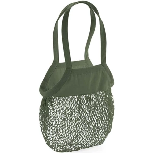 Organic\u0020Cotton\u0020Mesh\u0020Grocery\u0020Bag - Olive Green