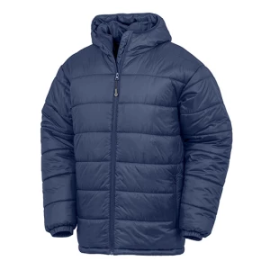 Recycled\u0020Hooded\u0020Padded\u0020Parka - Navy