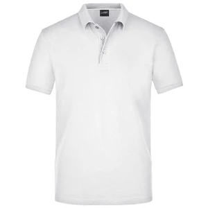 Men\u0027s\u0020Pima\u0020Polo - White