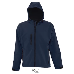 Men\u0027s\u0020Hooded\u0020Softshell\u0020Jacket\u0020Replay - French Navy