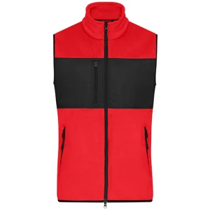 Men\u0027s\u0020Fleece\u0020Vest - Red