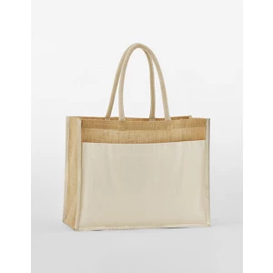 Cotton Pocket Natural Starched Jute Shopper