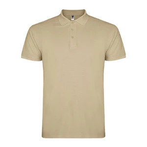 Men\u0027s\u0020Star\u0020Poloshirt - Sand 07