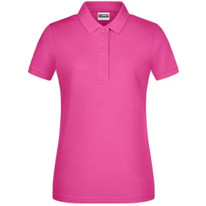 Ladies\u0027\u0020Basic\u0020Polo - Pink