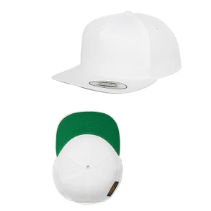 Classic\u00205\u0020Panel\u0020Snapback - White