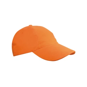 Kids\u0027\u0020Brushed\u0020Cap - Orange