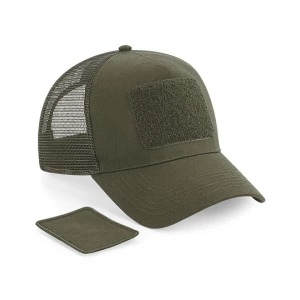 Removable\u0020Patch\u0020Snapback\u0020Trucker - Military Green