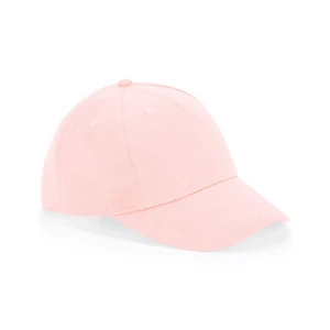 Junior\u0020Organic\u0020Cotton\u00205\u0020Panel\u0020Cap - Powder Pink