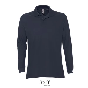 Long\u0020Sleeve\u0020Polo\u0020Star - Navy