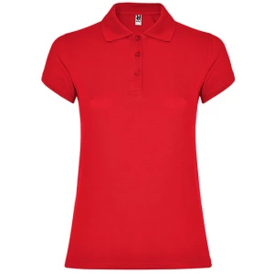 Women\u0027s\u0020Star\u0020Poloshirt - Red 60