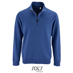 Men\u0027s\u0020Zip\u0020High\u0020Collar\u0020Sweatshirt\u0020Stan - Royal Blue 241