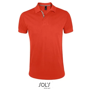 Men\u0027s\u0020Polo\u0020Shirt\u0020Portland - Burnt Orange