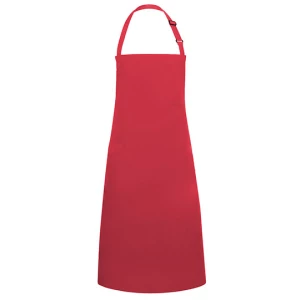 Bib\u0020Apron\u0020Basic\u0020With\u0020Buckle - Raspberry (ca. Pantone 4059C)