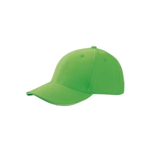 6\u002DPanel\u0020Sandwich\u0020Cap - Lime Green