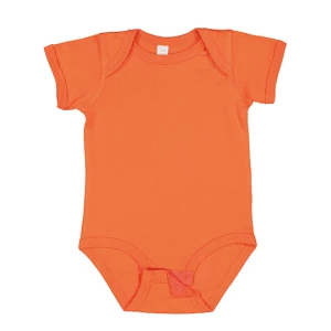 Infant\u0020Fine\u0020Jersey\u0020Short\u0020Sleeve\u0020Bodysuit - Orange