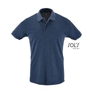 Men\u0027s\u0020Polo\u0020Shirt\u0020Perfect - Heather Denim