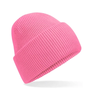 Classic\u0020Engineered\u0020Deep\u0020Cuffed\u0020Beanie - True Pink