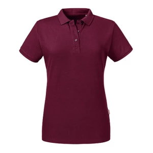 Ladies\u0027\u0020Pure\u0020Organic\u0020Polo - Burgundy