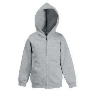 Kids\u0027\u0020Premium\u0020Hooded\u0020Sweat\u0020Jacket - Heather Grey