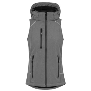 Women\u0027s\u0020Softshell\u0020Vest - Heather Grey