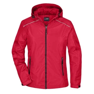 Ladies\u0027\u0020Rain\u0020Jacket - Red