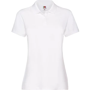 Ladies\u0027\u0020Premium\u0020Polo - White