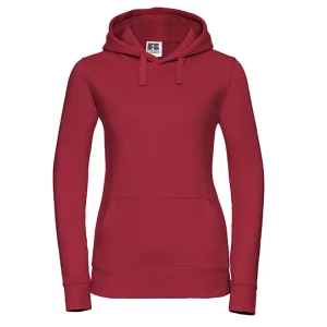 Ladies\u0027\u0020Authentic\u0020Hooded\u0020Sweat - Classic Red