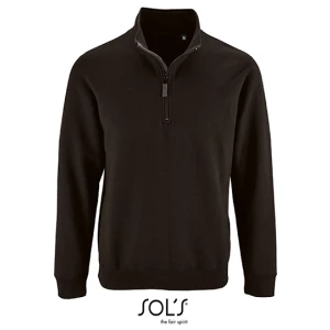 Men\u0027s\u0020Zip\u0020High\u0020Collar\u0020Sweatshirt\u0020Stan - Black