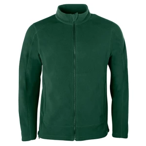 Men\u0027s\u0020Full\u002D\u0020Zip\u0020Fleece\u0020Jacket - Bottle Green