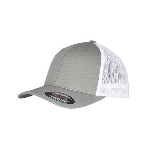 Flexfit\u0020Trucker\u0020Recycled\u0020Mesh\u0020Cap - Grey