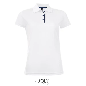 Women\u0027s\u0020Sports\u0020Polo\u0020Shirt\u0020Performer - White