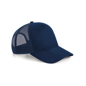 Suede\u0020Snapback\u0020Trucker - French Navy