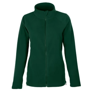 Women\u0027s\u0020Full\u002D\u0020Zip\u0020Fleece\u0020Jacket - Bottle Green