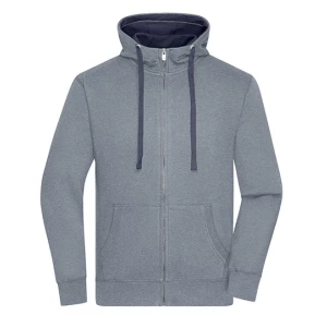 Men\u0027s\u0020Lifestyle\u0020Zip\u002DHoody - Grey Melange