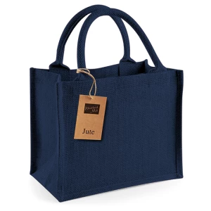 Jute\u0020Mini\u0020Gift\u0020Bag - Navy