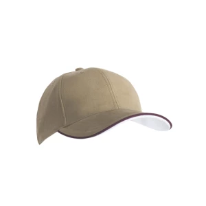 6\u0020Panel\u0020Double\u0020Sandwich\u0020Cap - Dark Khaki