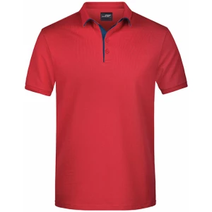 Men\u0027s\u0020Polo\u0020Single\u0020Stripe - Red