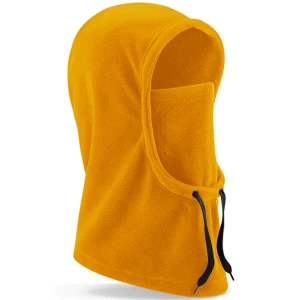 Recycled\u0020Fleece\u0020Hood - Mustard