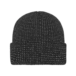 Reflective\u0020Winter\u0020Beanie - Black