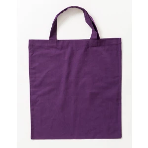 Cotton\u0020Bag\u0020Colored\u0020Short\u0020Handles - Violet (ca. Pantone 2603U-HKS 37)