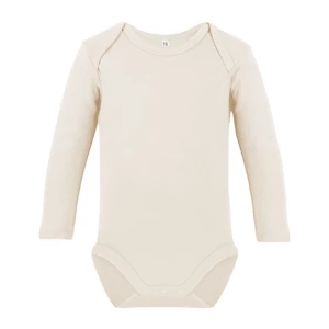 Organic\u0020Baby\u0020Bodysuit\u0020Long\u0020Sleeve\u0020Bailey\u002002 - Natural