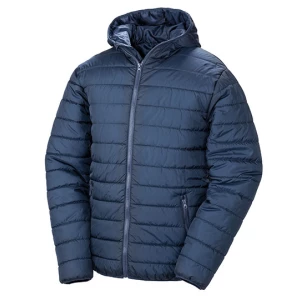 Soft\u0020Padded\u0020Jacket - Navy