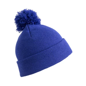 Junior\u0020Pom\u0020Pom\u0020Beanie - Royal