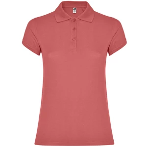 Women\u0027s\u0020Star\u0020Poloshirt - Chrysanthemum Red 262