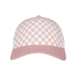 Checkerboard\u0020Retro\u0020Trucker - Lightrose