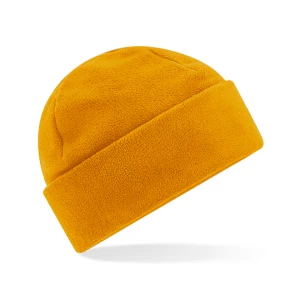 Recycled\u0020Fleece\u0020Cuffed\u0020Beanie - Mustard